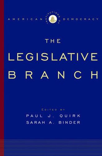 Institutions of American Democracy: The Legislative Branch