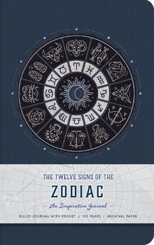 Cover image for The Twelve Signs of the Zodiac Hardcover Ruled Journal