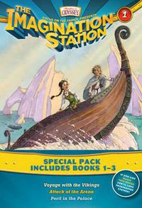Cover image for Imagination Station Books 3-Pack: Voyage with the Vikings / Attack at the Arena / Peril in the Palace