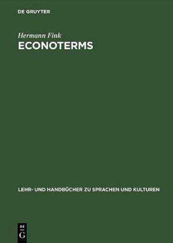 Cover image for Econoterms