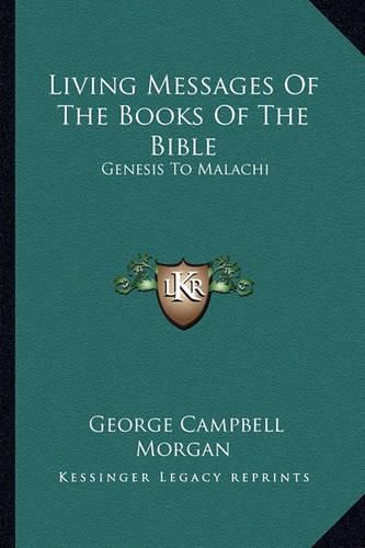 Cover image for Living Messages of the Books of the Bible: Genesis to Malachi