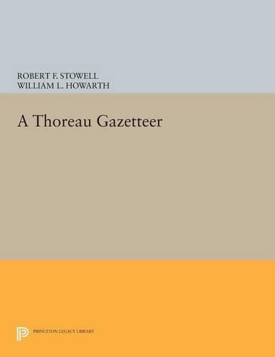 Cover image for A Thoreau Gazetteer