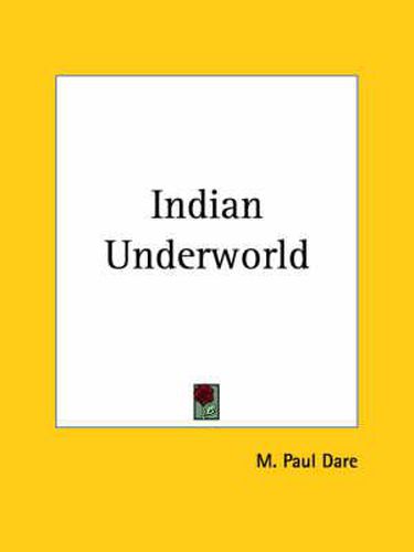 Cover image for Indian Underworld (1940)