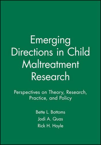 Cover image for Emerging Directions in Child Maltreatment Research: Perspectives on Theory, Research, Practice, and Policy