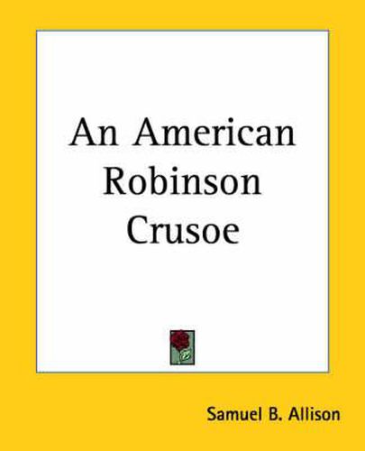 Cover image for An American Robinson Crusoe