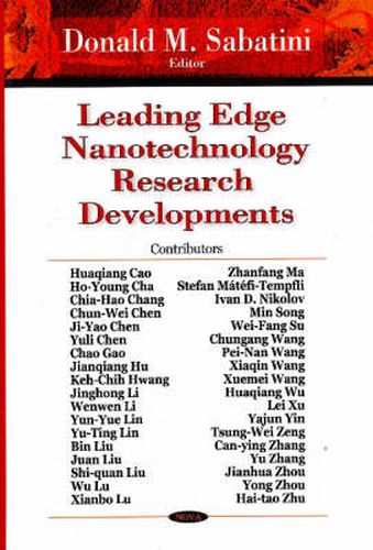 Cover image for Leading Edge Nanotechnology Research Developments
