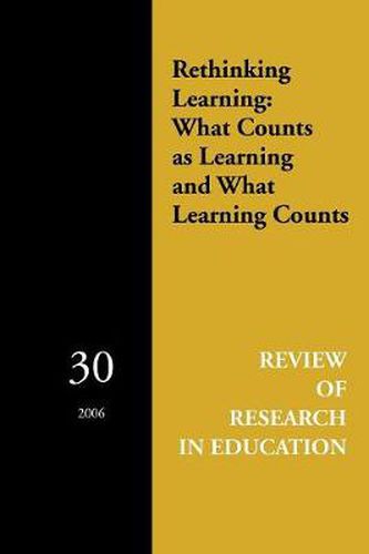 Cover image for Rethinking Learning: What Counts as Learning and What Learning Counts