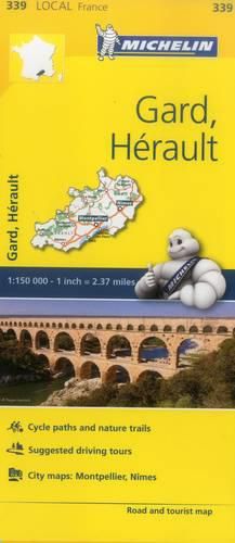 Cover image for Gard, Herault - Michelin Local Map 339: Map