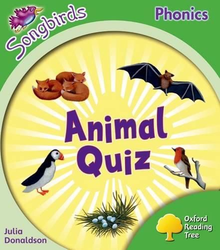 Cover image for Oxford Reading Tree: Level 2: More Songbirds Phonics: Animal Quiz