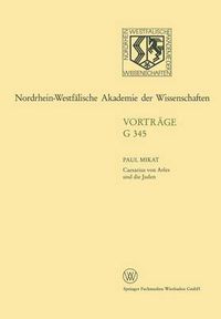 Cover image for Caesarius Von Arles Und Die Juden: 389. Sitzung Am 17. Januar 1996 in Dusseldorf