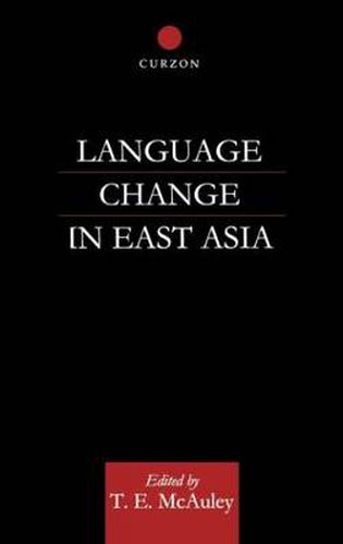 Cover image for Language Change in East Asia