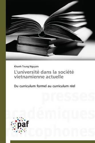 Cover image for L'Universite Dans La Societe Vietnamienne Actuelle