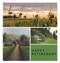 Cover image for Happy Retirement Guest Book (Hardcover): Guestbook for retirement, message book, memory book, keepsake, retirement book to sign