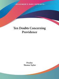 Cover image for Ten Doubts Concerning Providence