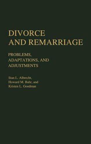 Cover image for Divorce and Remarriage: Problems, Adaptations, and Adjustments