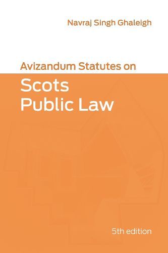 Cover image for Avizandum Statutes on Scots Public Law