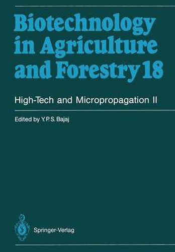 Cover image for High-Tech and Micropropagation II