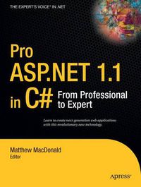 Cover image for Pro ASP.NET 1.1 in C#: From Professional to Expert