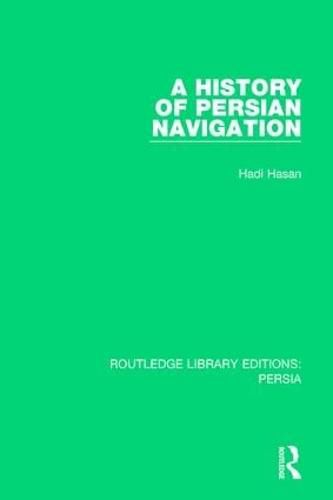 Cover image for A History of Persian Navigation