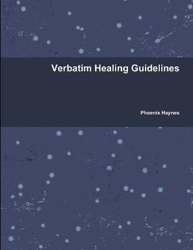 Cover image for Verbatim Healing Guidelines