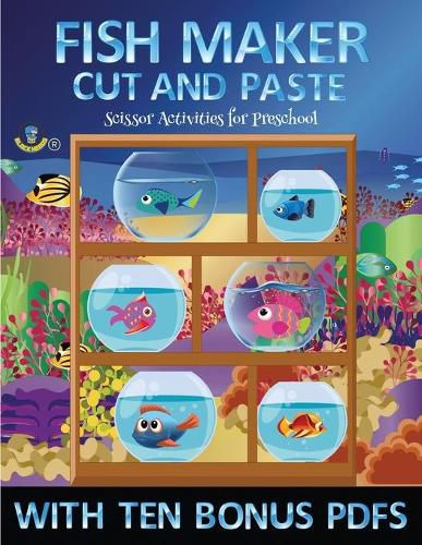 Scissor Activities for Preschool (Fish Maker)