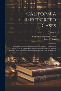 Cover image for California Unreported Cases