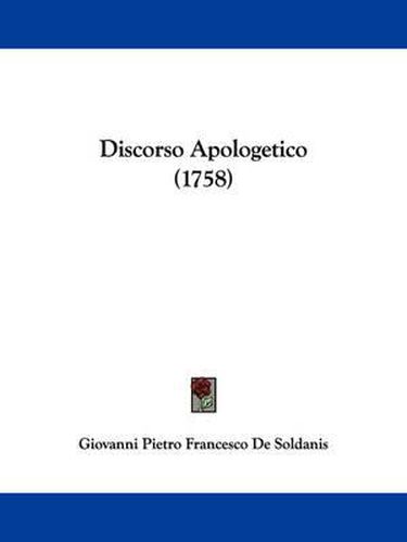 Cover image for Discorso Apologetico (1758)