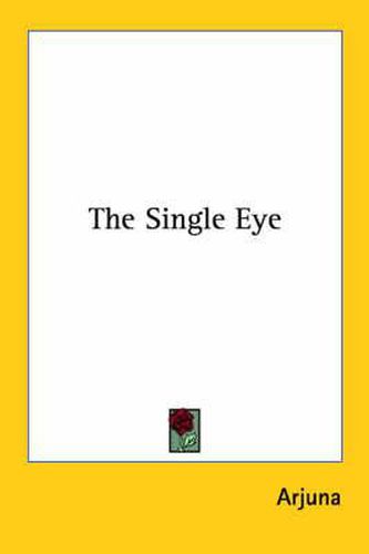 Cover image for The Single Eye