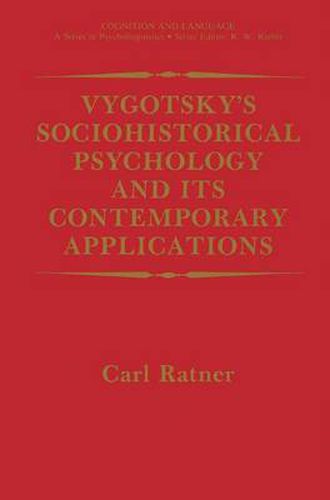 Cover image for Vygotsky's Sociohistorical Psychology and its Contemporary Applications