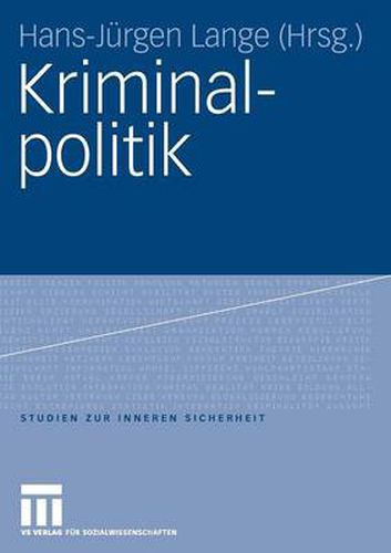 Cover image for Kriminalpolitik