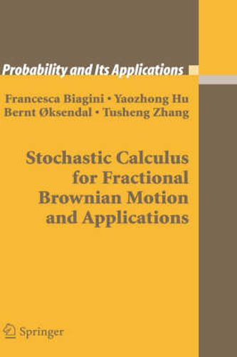 Cover image for Stochastic Calculus for Fractional Brownian Motion and Applications