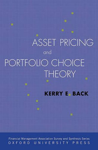 Cover image for Asset Pricing and Portfolio Choice Theory