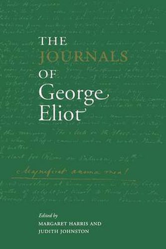 Cover image for The Journals of George Eliot