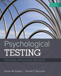 Cover image for Bundle: Psychological Testing: Principles, Applications, and Issues, 9th + Mindtap Psychology, 1 Term (6 Months) Printed Access Card