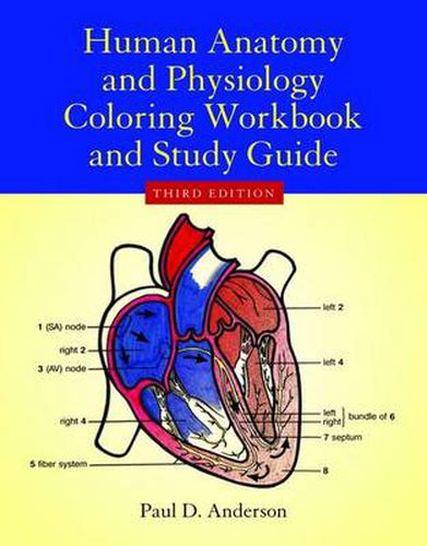 Cover image for Human Anatomy  &  Physiology Coloring Workbook