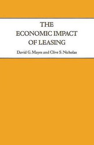 Cover image for The Economic Impact of Leasing