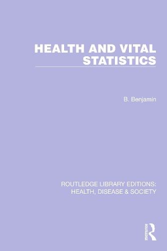 Cover image for Health and Vital Statistics