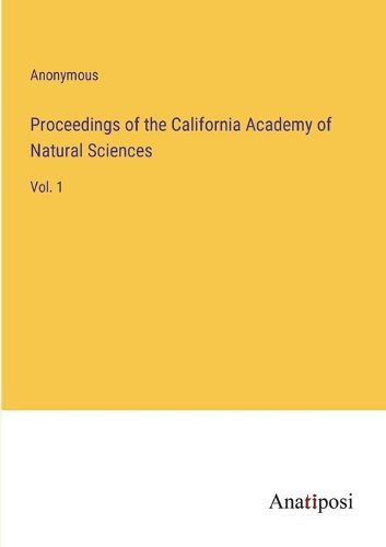 Cover image for Proceedings of the California Academy of Natural Sciences