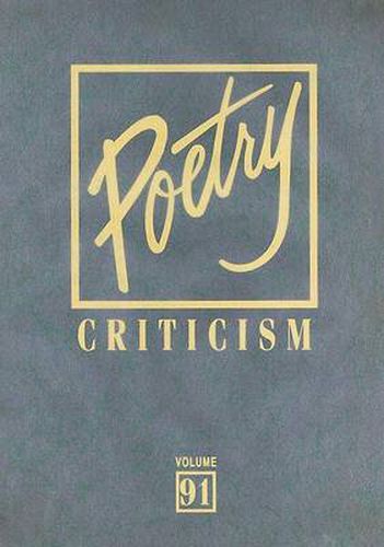 Cover image for Poetry Criticism