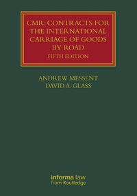 Cover image for CMR: Contracts for the International Carriage of Goods by Road