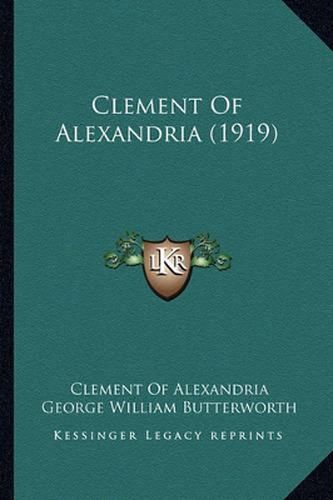 Clement of Alexandria (1919)