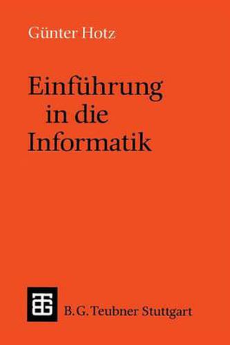 Cover image for Einfuhrung in Die Informatik