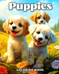 Cover image for Puppies Coloring Book