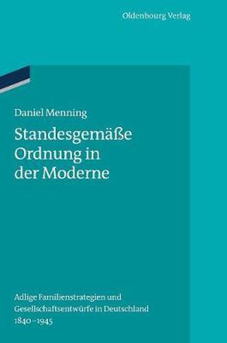 Cover image for Standesgemasse Ordnung in der Moderne