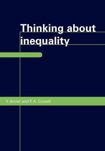 Cover image for Thinking about Inequality: Personal Judgment and Income Distributions