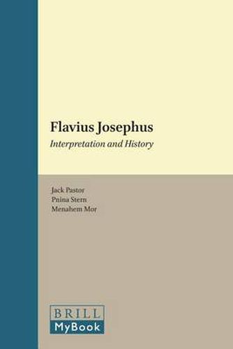 Cover image for Flavius Josephus: Interpretation and History