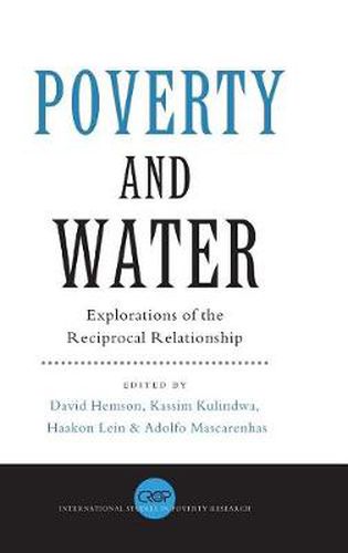 Cover image for Poverty and Water: Explorations of the Reciprocal Relationship