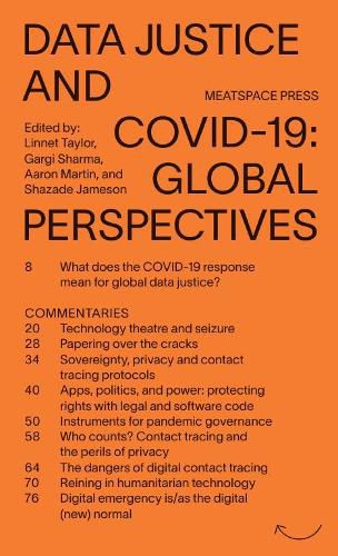 Cover image for Data Justice and COVID-19: Global Perspectives