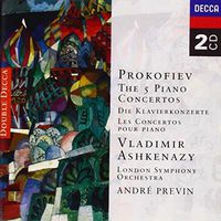 Cover image for Prokofiev Piano Concertos 1 2 3 4 5