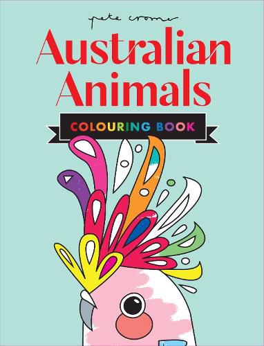 Cover image for Pete Cromer Australian Animals Colouring Book